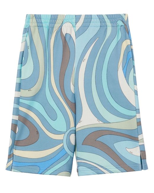 Pucci graphic-print cotton shorts