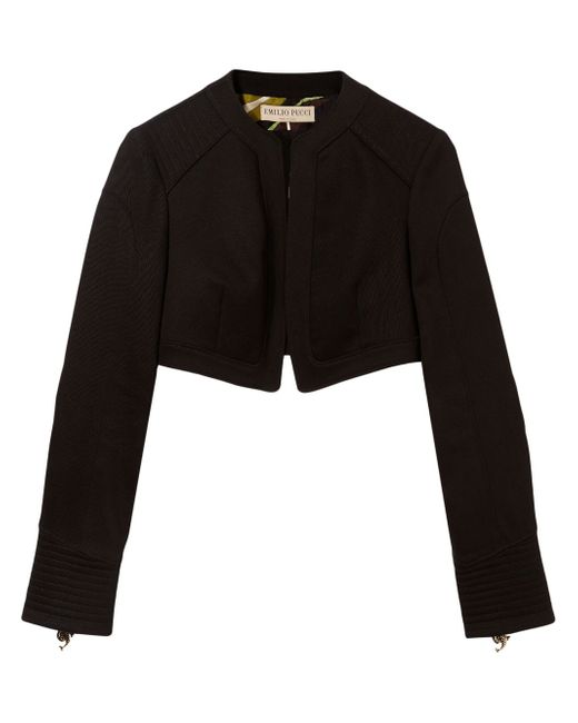 Pucci open-front cropped jacket