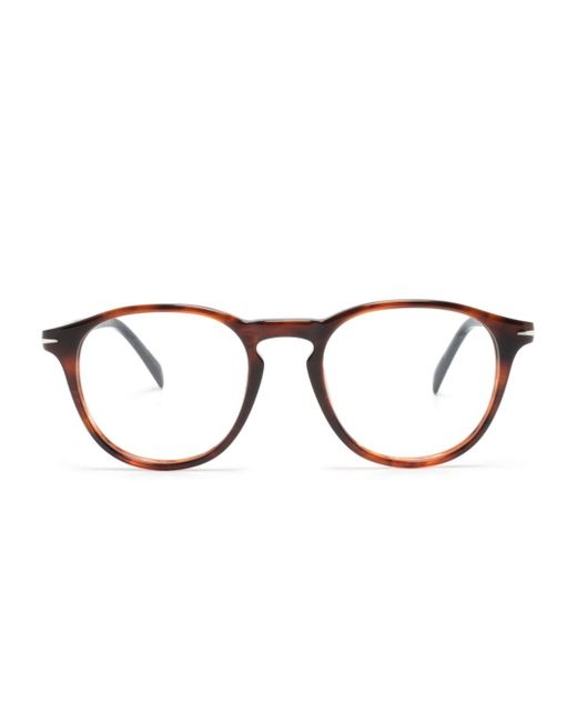 David Beckham Eyewear round-frame clear-lenses sunglasses