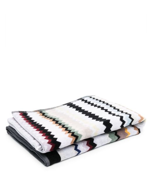 Missoni Home zigzag-print cotton towel