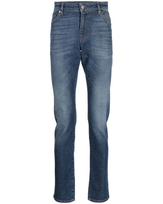 PT Torino washed slim-fit jeans