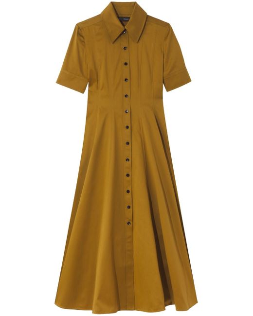 Proenza Schouler button-up flared shirt dress