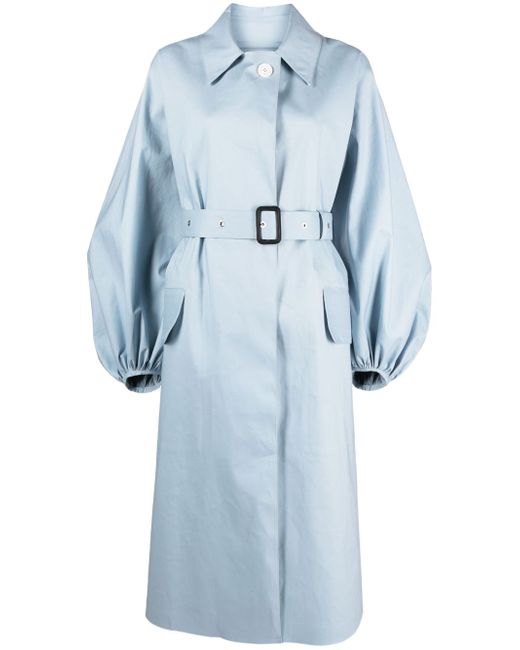 Cecilie Bahnsen single-breasted belted-waist coat