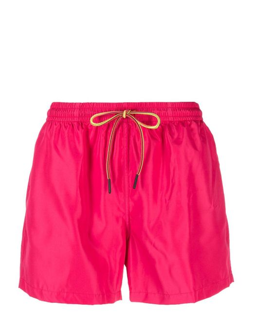 Nos Beachwear drawstring-fastening swimming shorts