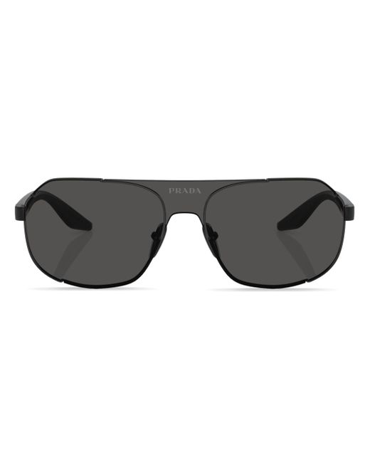 Prada Linea Rossa round-frame sunglasses