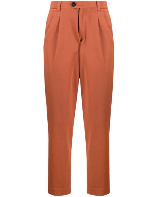 Cruciani pleated tapered trousers