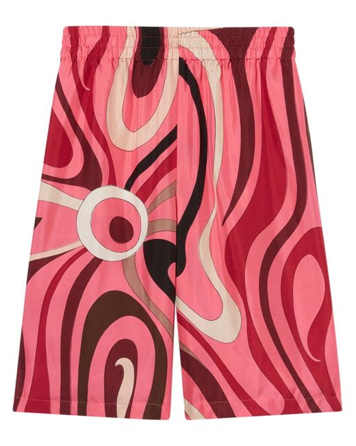 Pucci abstract-print Bermuda shorts