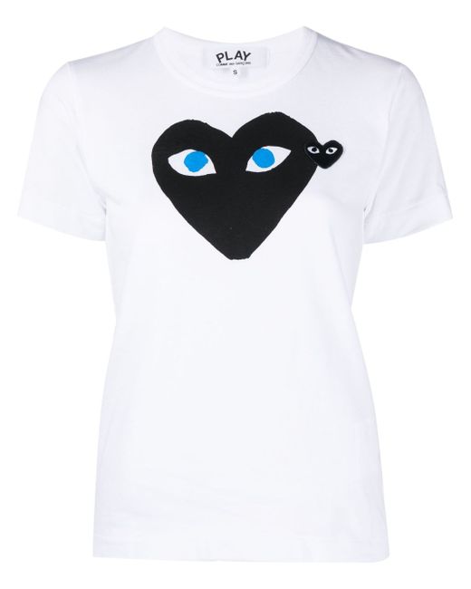 Comme Des Garçons Play heart-print cotton T-shirt