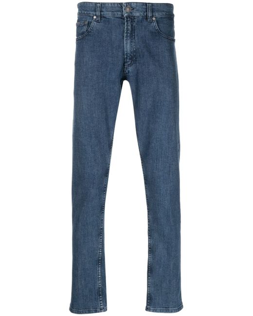 Lardini mid-wash slim-fit jeans