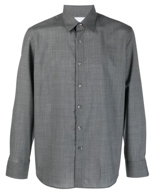 PT Torino straight-point collar wool shirt