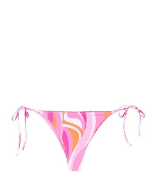 Mc2 Saint Barth abstract-print bikini bottoms