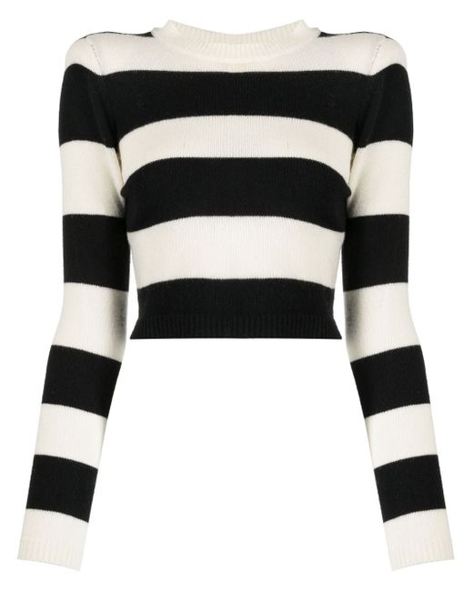 Cynthia Rowley striped round-neck jumper