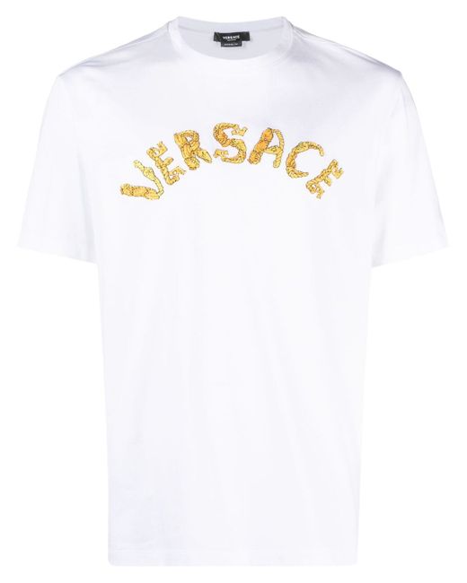 Versace Seashell Baroque-logo T-Shirt