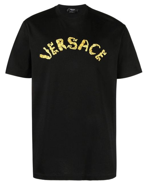 Versace Seashell Baroque-logo T-Shirt