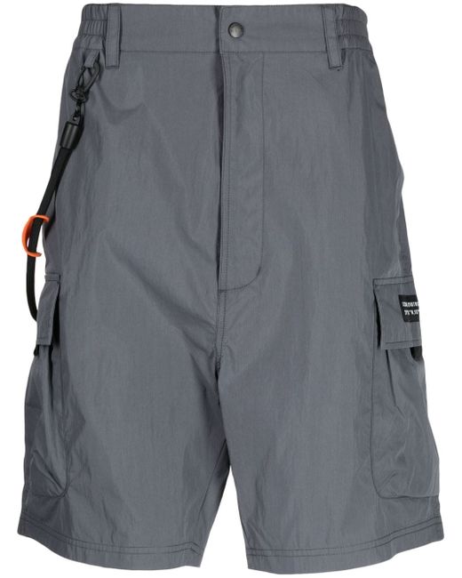 Izzue contrast-stitching cargo shorts