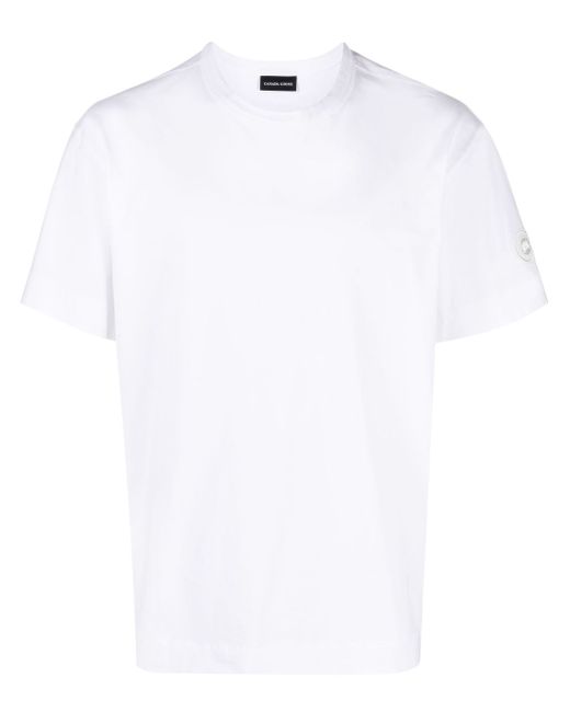 Canada Goose logo-patch cotton T-shirt