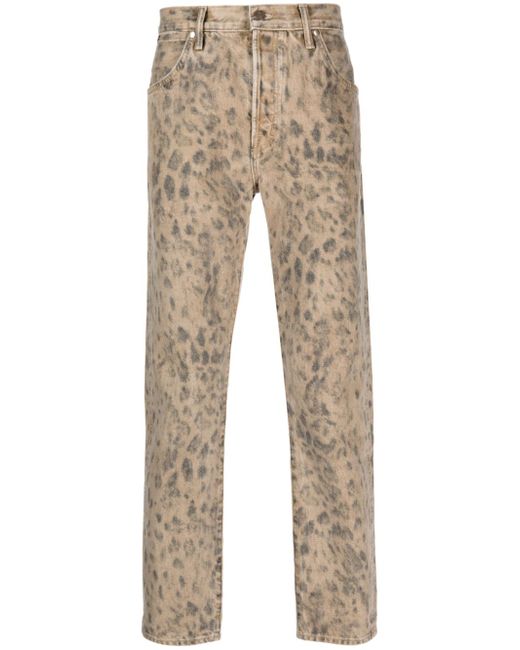 Tom Ford leopard-print jeans