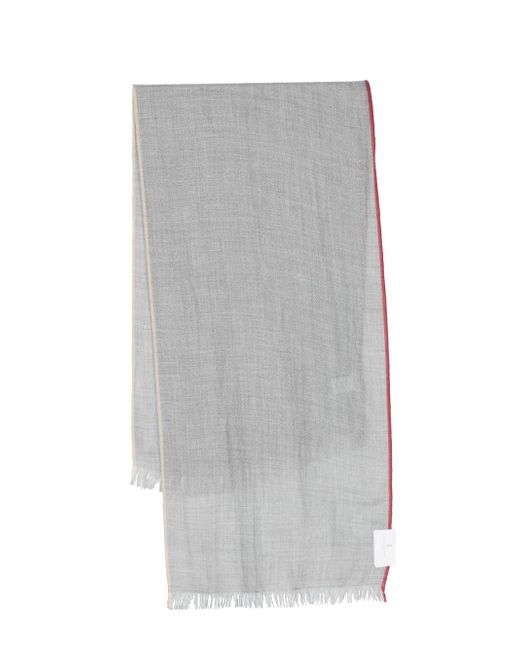 Brunello Cucinelli fringed cashmere-silk scarf