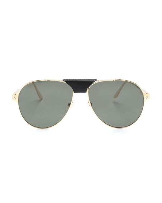 Cartier Santos de pilot sunglasses