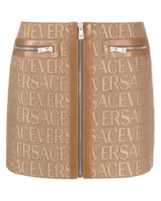 Versace Allover miniskirt