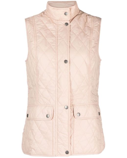 Barbour quilted button-up gilet