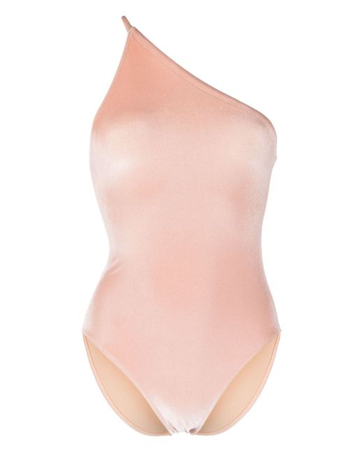 Filippa K velvet one-shoulder swimsuit
