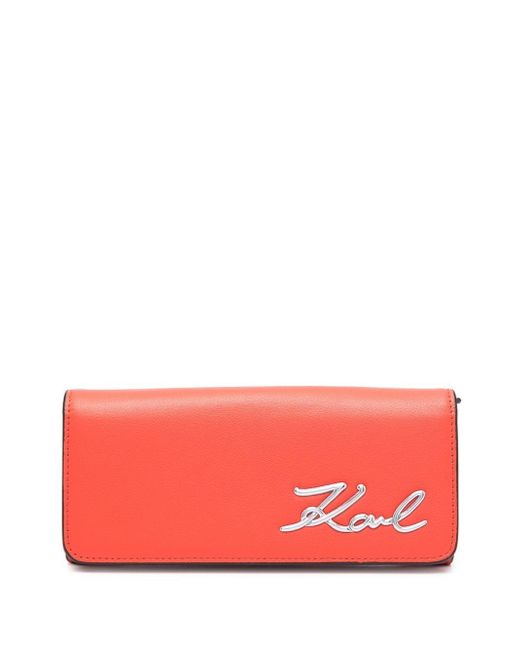 Karl Lagerfeld K/Autograph continental flap wallet