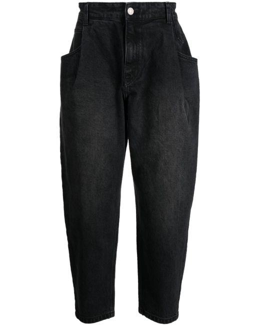 Songzio high-waisted tapered jeans