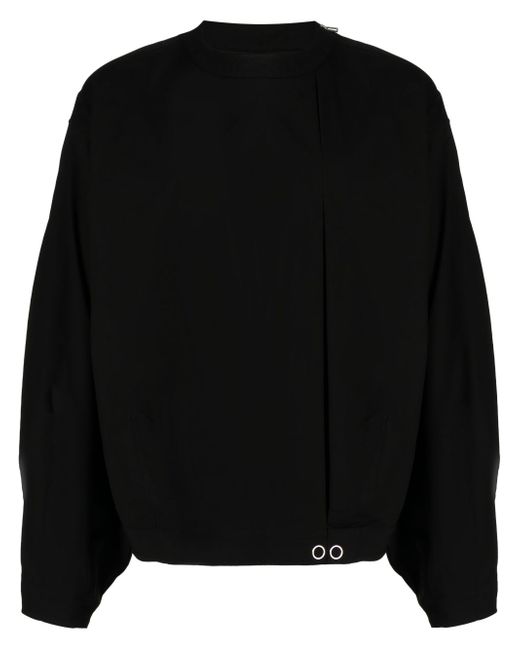 Songzio Cocoon pleat-detail sweatshirt