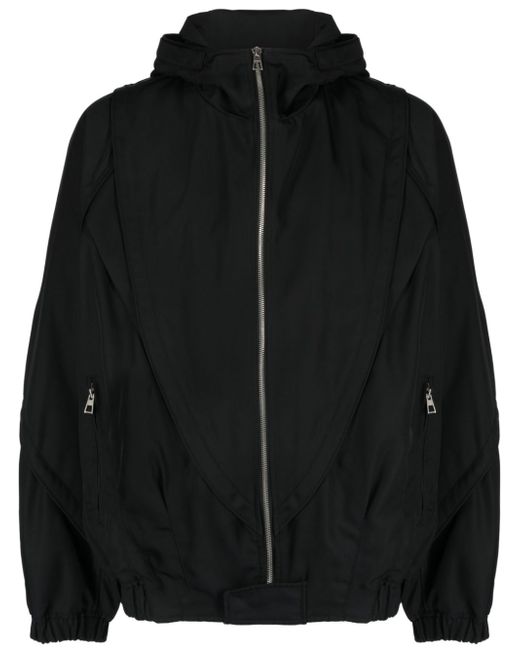 Songzio New Cocoon zip-up hooded jacket