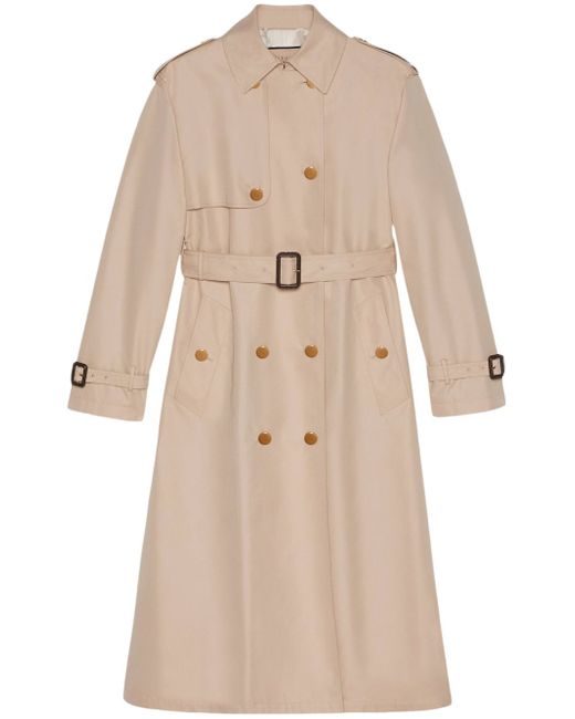 Gucci graphic-print trench coat