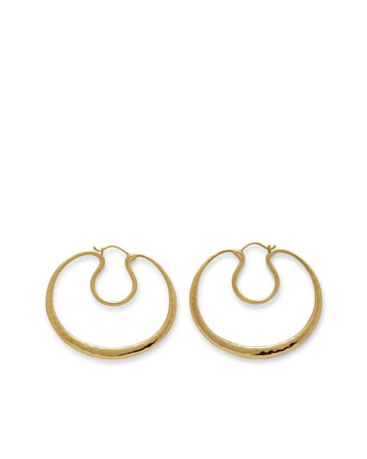 Monica Vinader Flow large hoop earrings