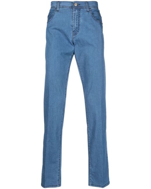 Canali straight-leg denim jeans
