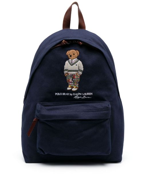 Polo Ralph Lauren Polo Bear-print cotton backpack