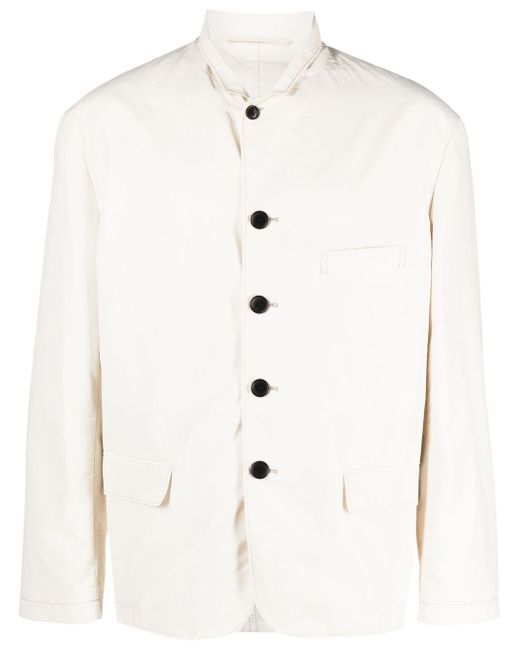 Lemaire notched-lapel single-breasted jacket