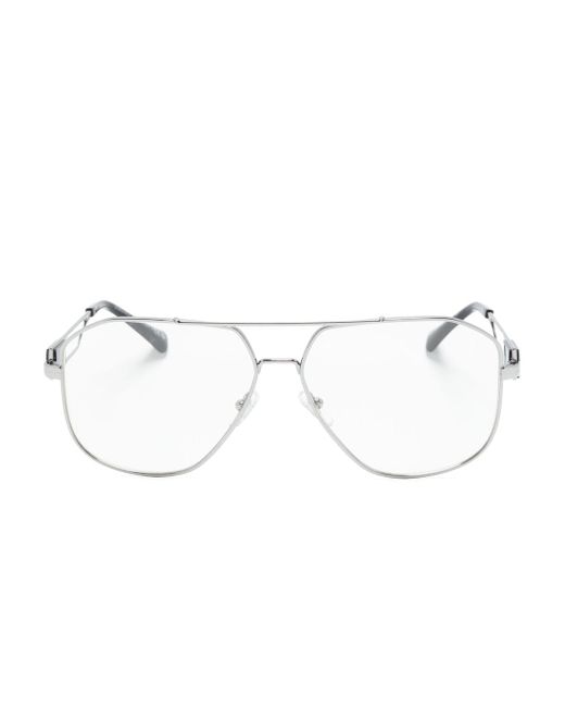 Versace pilot-frame glasses