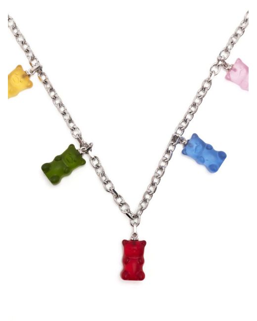 Darkai gummy-bear pendants necklace