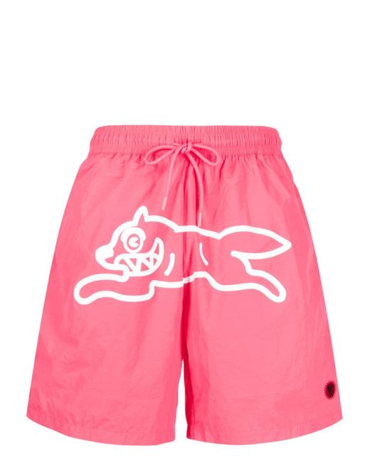Icecream graphic-print swim shorts