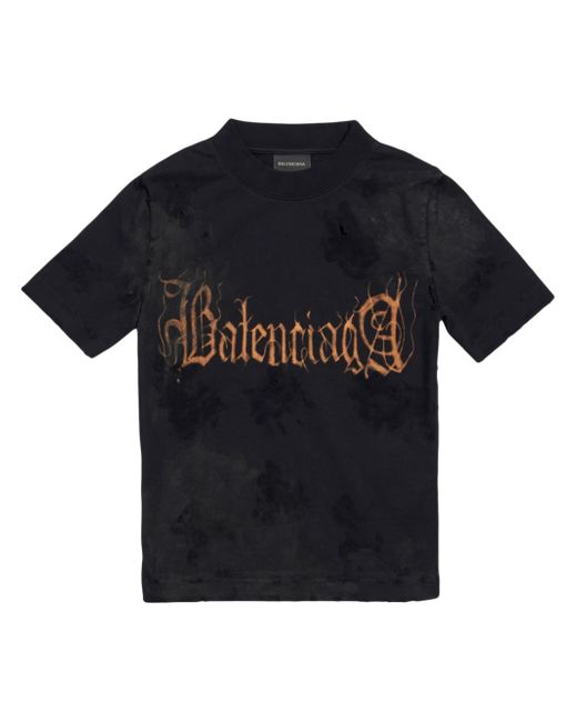 Balenciaga Heavy Metal-artwork cotton T-shirt