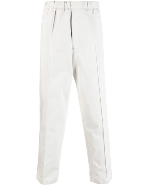 Jil Sander elasticated-waist straight-leg trousers