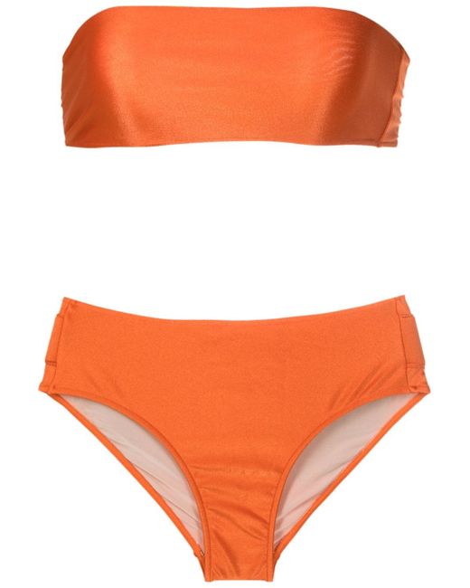 Adriana Degreas hand-appliqué bikini set