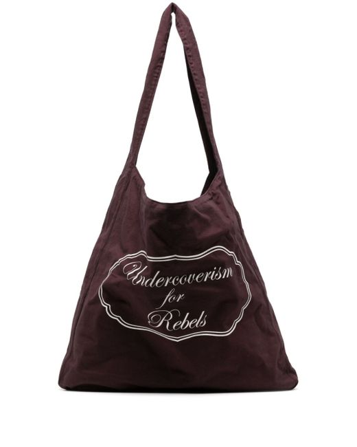 Undercover logo-print cotton tote bag