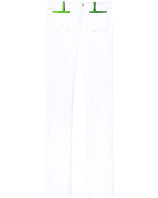 Pucci patch-pocket straight-leg trousers