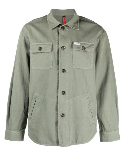 Fay button-up shirt jacket