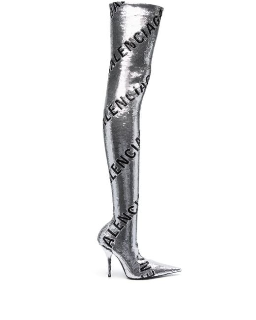 Balenciaga Knife 110mm thigh-length boots