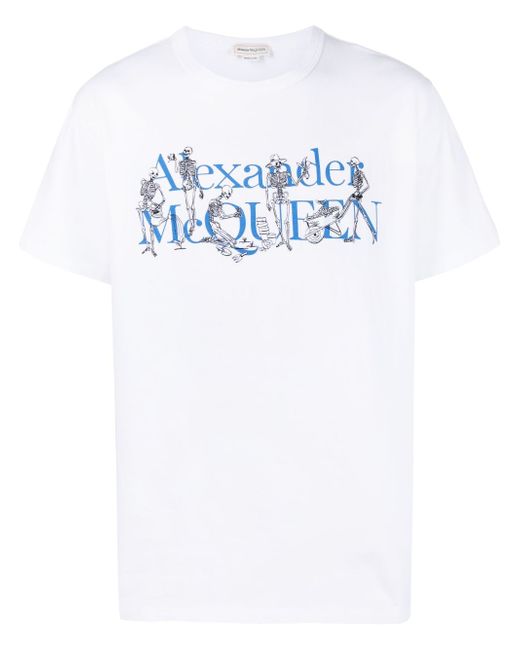 Alexander McQueen logo-print short-sleeve T-shirt