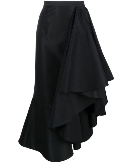 Alexander McQueen asymmetric high-waisted skirt