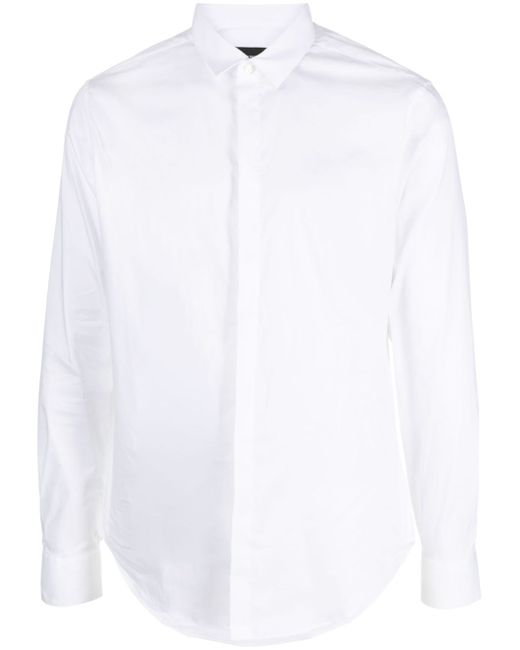 Emporio Armani long-sleeve cotton shirt