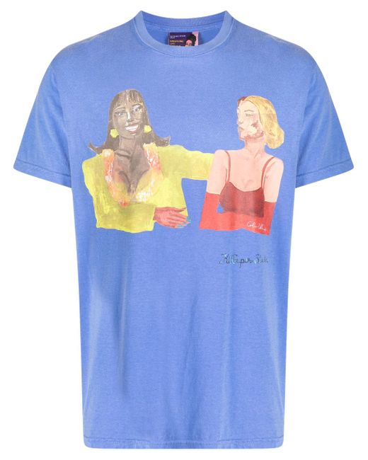 KidSuper Reunion illustration-print cotton T-shirt