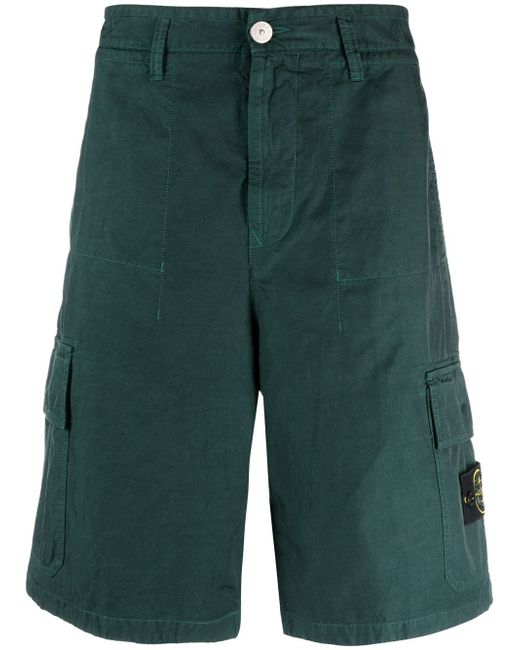 Stone Island multiple-pocket Bermuda shorts